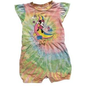 Disney Baby Minnie Mouse Tie-Dye Romper 18M
